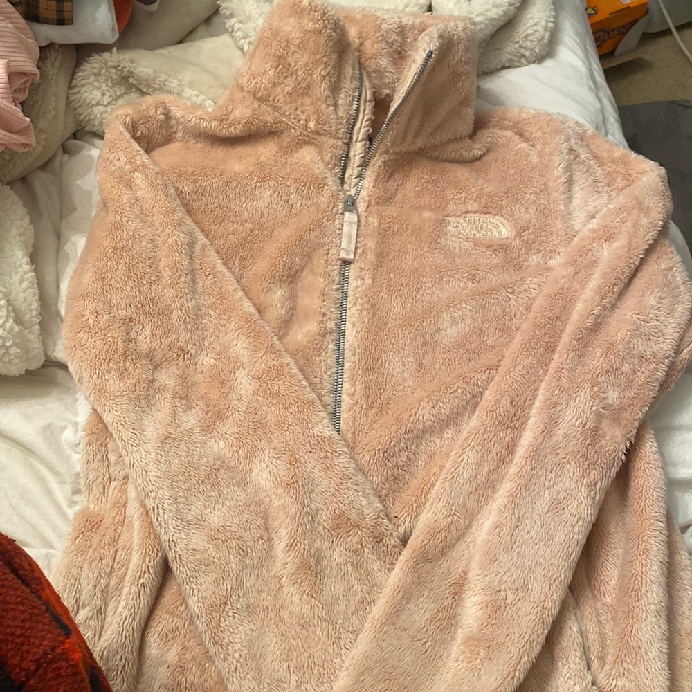 light pink fur jacket